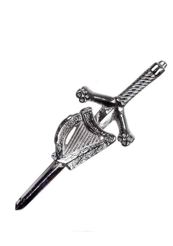 26 Irish Harp Kilt Pin