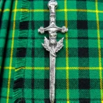 Chrome Thistle Kilt Pin