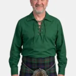 Green Jacobite Ghillie Shirt Front View