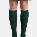Green Kilt Socks Front View