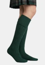 Green Kilt Socks Right Side View