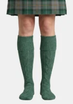 Light Green Kilt Socks Front View