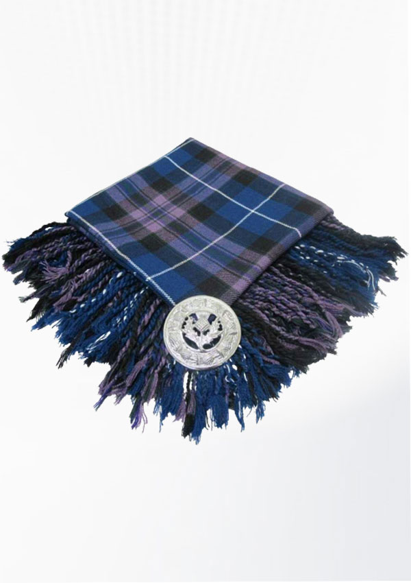 Men's Kilt Fly Plaid With Thistle Brooch Design 5