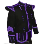 Premium Quality Hand Made Black Men Military Drummer Doublets Design 2