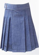 Diseño de falda escocesa de mezclilla de la mejor calidad 6