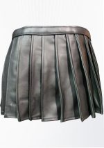 Diseño de falda escocesa de cuero elegante de la mejor calidad 5