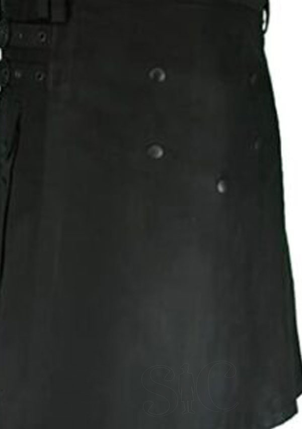 Beste kwaliteit Utility Kilt zwart kleurontwerp 1
