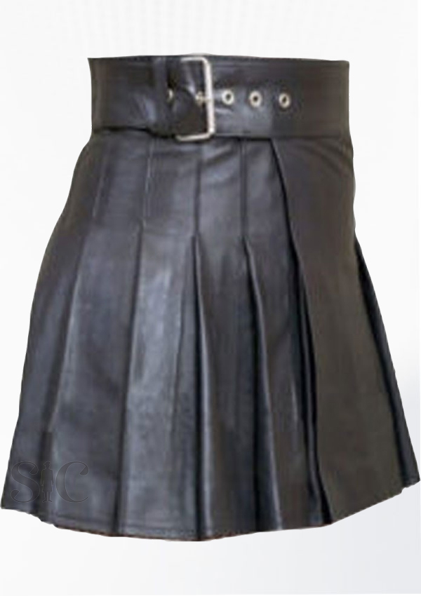 Diseño de falda escocesa de cuero ostentoso de la mejor calidad 9