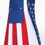 Premium Quality American Flag Hybrid Utility Kilt Patriotic Flag Design 3
