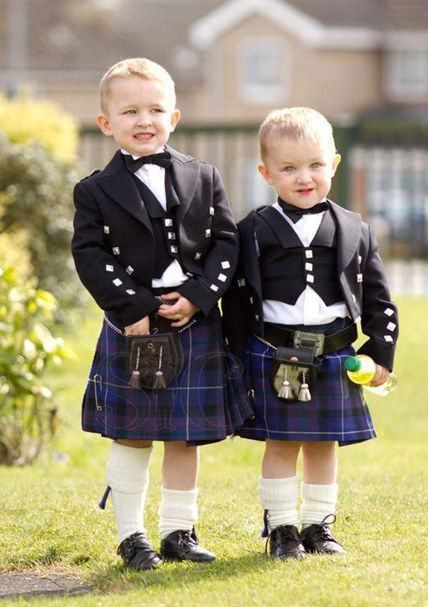 Faldas escocesas de tartán de la mejor calidad para niños Diseño 4