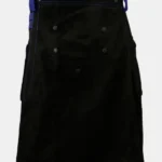 Black & Blue Deluxe Modern Kilt