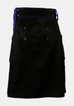 Black & Blue Deluxe Modern Kilt