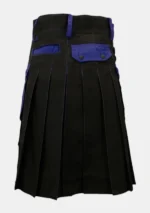 Black & Blue Deluxe Modern Kilt Back