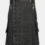 Black Gothic Utility Kilt