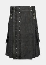 Black Gothic Utility Kilt