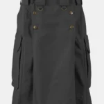 Black Highland Utility Kilt