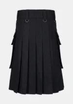 Black & Pink Fashion Utility Kilt Back