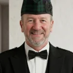 Black Watch Tartan Glengarry Hat Front View