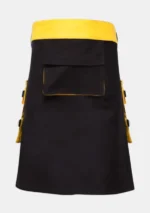 Black & Yellow Hybrid Kilt
