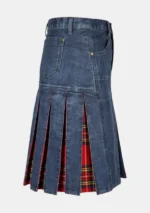 Blue Denim Kilt Right