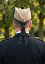 Brown Glengarry Hat Back View