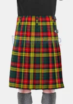 Buchanan tartan Kilt back