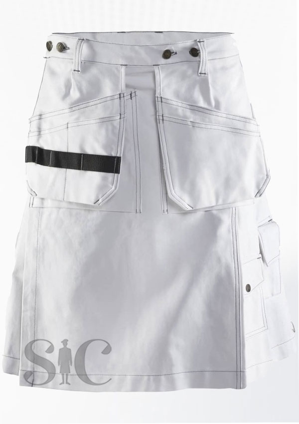 Carheartt Blanc Utilitaire Kilt Ecosse Vêtements Design 45