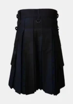 Classic Black Watch Tartan Hybrid Kilt Back