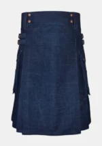 Classic Blue Denim Kilt