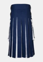 Classic Blue & White Utility Kilt Back
