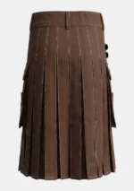 Classic Brown Hybrid Kilt Back