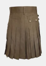 Classic Brown Utility Kilt Back