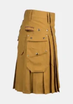 Classic Brown Utility Kilt Right
