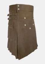 Classic Brown Utility Kilt Right