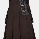 Classic Dark Brown Utility Kilt