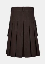 Classic Dark Brown Utility Kilt Back