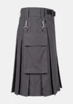 Classic Grey Hiking Kilt Right