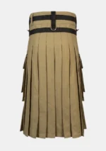 Classic Khaki Hybrid Kilt Back