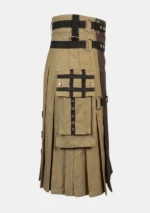 Classic Khaki Hybrid Kilt Right