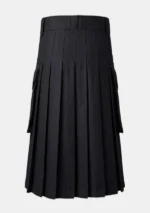 Classic Modern Black Hybrid Kilt Back