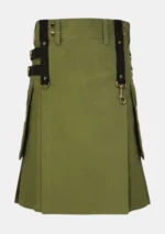 Classic Olive Green Utility Kilt