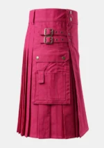 Classic Pink Utility Kilt Right