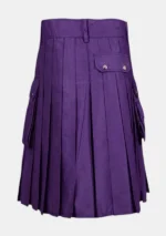 Classic Purple Utility Kilt Back