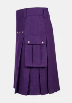 Classic Purple Utility Kilt Left
