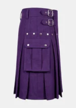 Classic Purple Utility Kilt Right