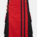 Classic Red & Black Hybrid Kilt