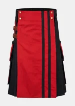Classic Red & Black Hybrid Kilt