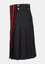 Classic Red & Black Hybrid Kilt Left