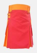Classic Red & Orange Utility Kilt