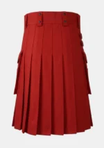 Classic Red Utility Kilt Back
